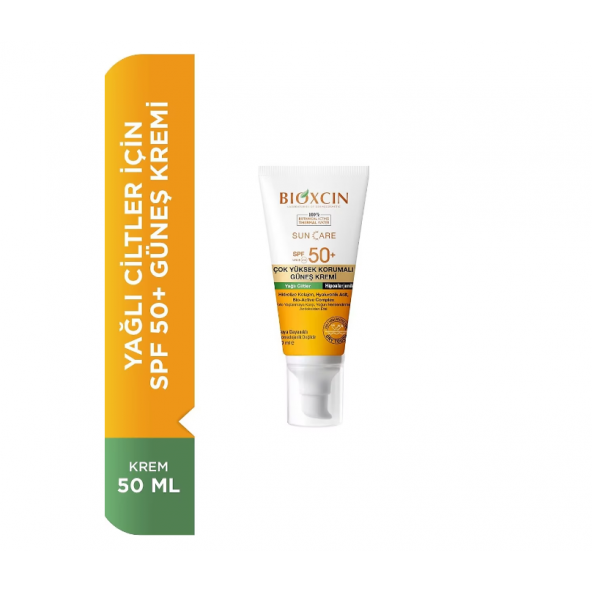 Bioxcin Yağlı Ciltler İçin 50 Faktör Güneş Kremi 50 ml
