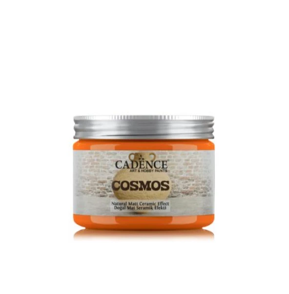 COSMOS DOĞAL MAT SERAMİK EFEKT CS-04 TURUNCU 150ML ürün görseli 1