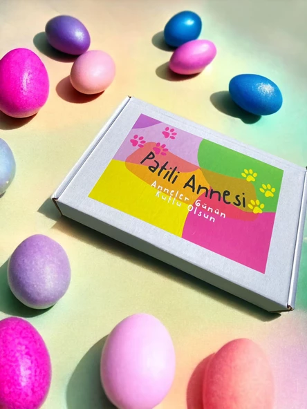 Hediye Paketli, Anneler Günü, I Love Mom Pink,Oval Yaka Tişört Köpek Kıyafeti,Elbisesi Anneler Günü, Anneye, Anne - 2