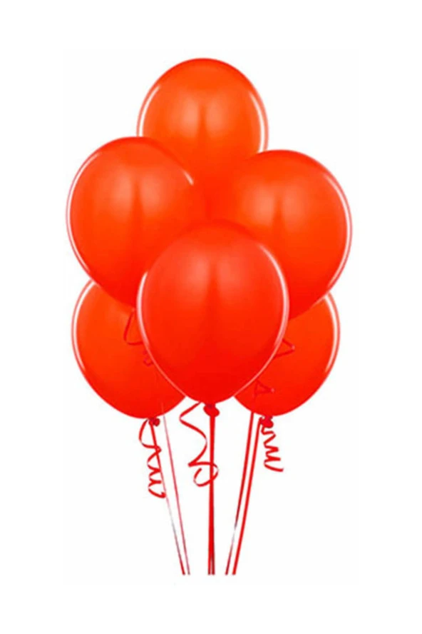 Kırmızı Renk Balon 25 Adet