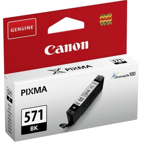 Canon CLI-571XL BK Black Siyah Yüksek Kapasiteli Mürekkep Kartuş TS5050-9050 ürün görseli