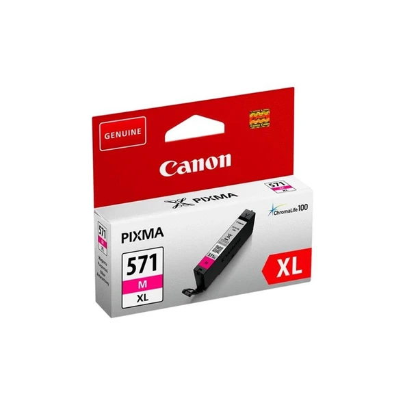 Canon CLI-571XL M Magenta Kırmızı Yüksek Kapasiteli Mürekkep Kartuş TS5050-9050 ürün görseli
