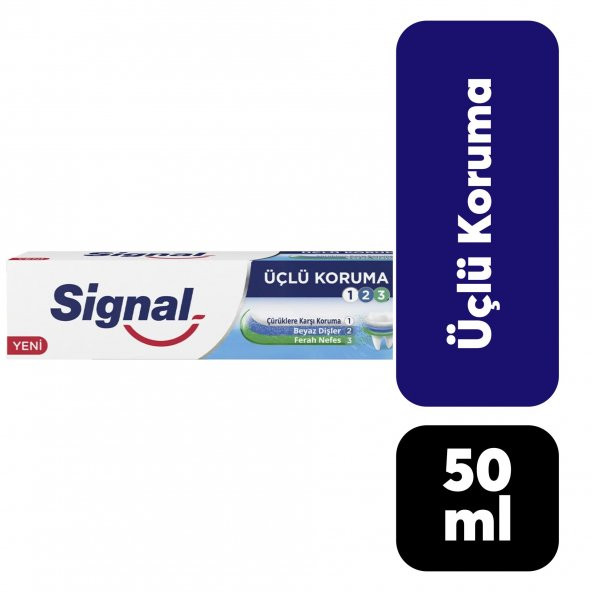 Signal Diş Macunu 50 ml Üçlü Koruma