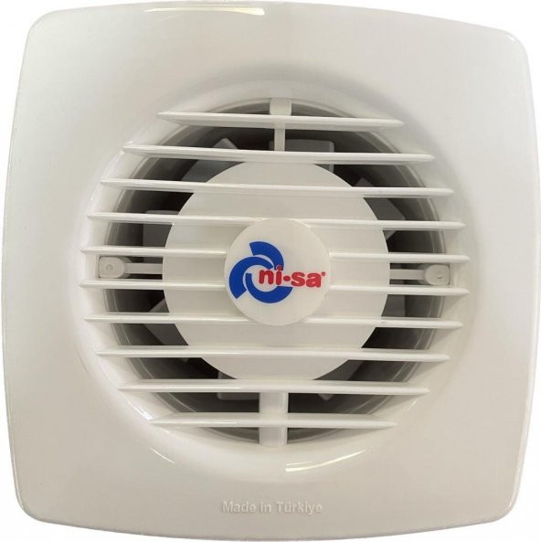 Nisa 120 Plastik WC Banyo Fanı