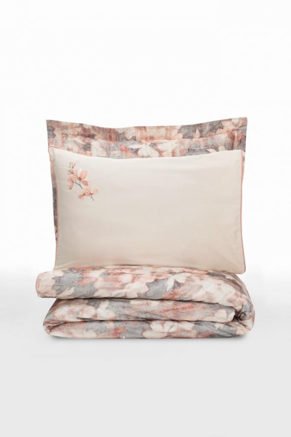 Cotton Box Çift Kişilik Elit Saten Nevresim Takımı Layana Pembe - Resim 3