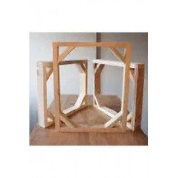 5li Set 30x20cm Tuval Şasesi Kasnak Punch Nakış Için Şase