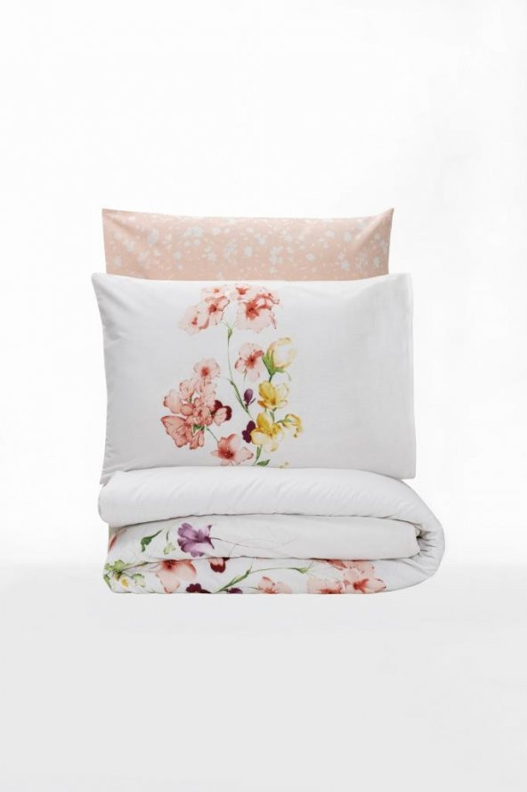 Cotton Box Ranforce Nevresim Takımı Çift Kişilik Emma Somon - 3