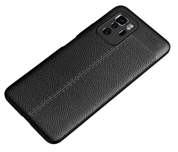 Xiaomi Poco X3 GT Kılıf Zore Niss Deri Desenli Silikon Kılıf - Resim 7