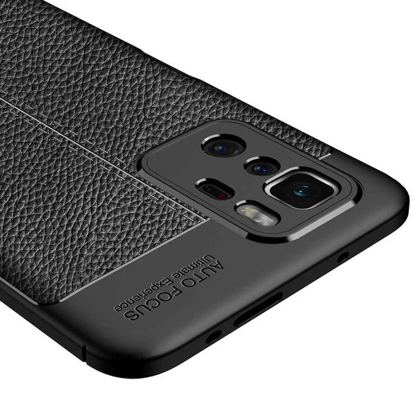 Xiaomi Poco X3 GT Kılıf Zore Niss Deri Desenli Silikon Kılıf - Resim 12