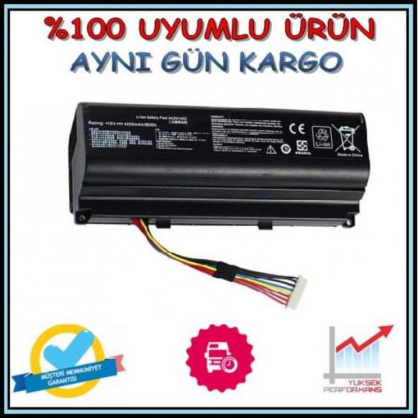 Asus A42N1403, A42LM93, G751, G751J, G751JM, G751JY Batarya Pil