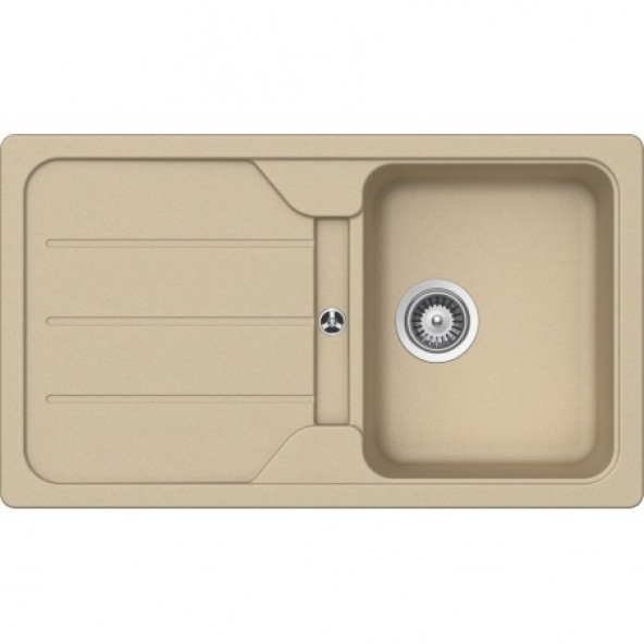 Schock Formhaus D-100 Moonstone-08 A Bej Granit Eviye