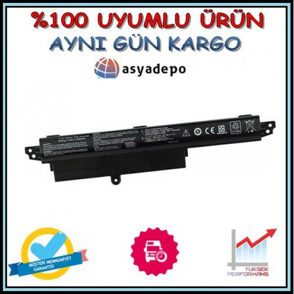 Asus K200MA Batarya Pil