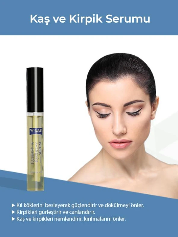 W-Lab Kozmetik Kaş Kirpik Serumu 10 ML - 3