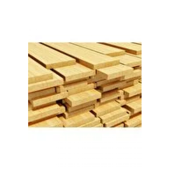 (24 Cm X 3.8 Cm X 200 Cm) Silinmiş Çam Çıta Tahta  Taslak  Kereste Ve Blok ( 1 Adet ) - 1