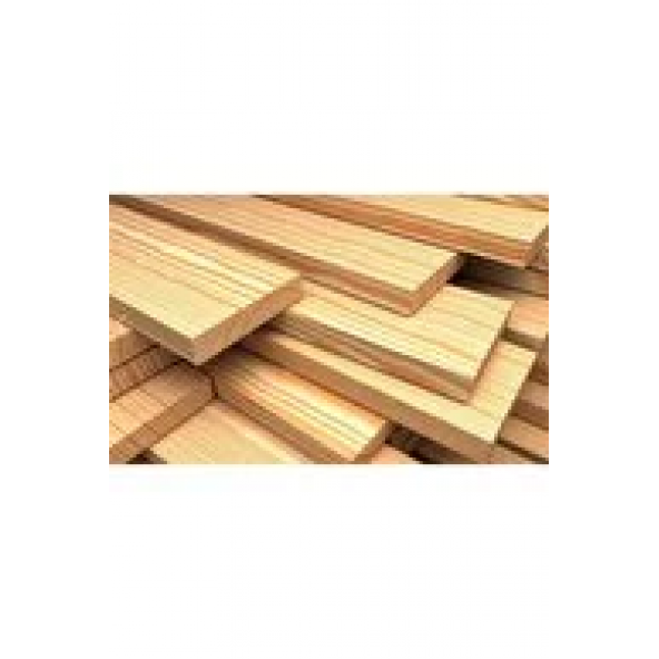 (24 Cm X 3.8 Cm X 200 Cm) Silinmiş Çam Çıta Tahta  Taslak  Kereste Ve Blok ( 1 Adet ) - 2