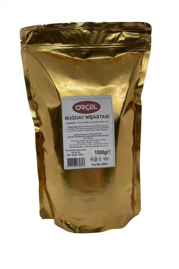 Orçel Buğday Nişastası 1000gr.