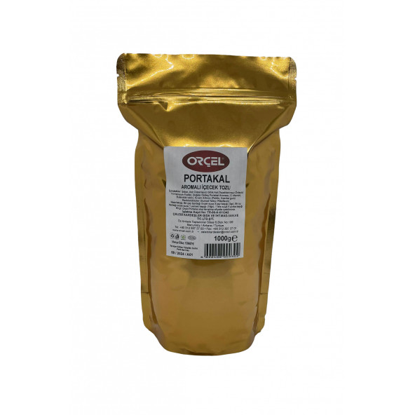 Orçel Portakal Aromalı İçecek Tozu Oralet Çay 1 Kg
