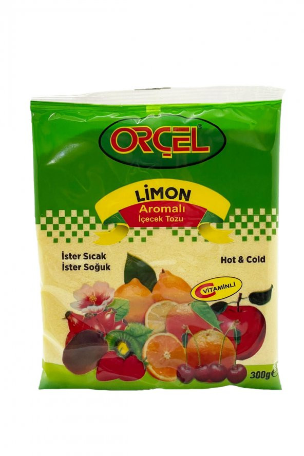 Orçel Limon Aromalı İçecek Tozu Oralet Çay 300gr.