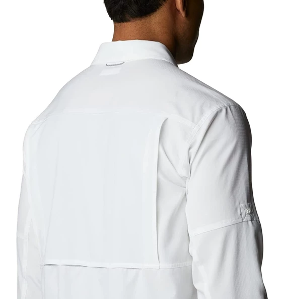 Columbia Silver Ridge Utility Lite Long Sleeve Erkek Uzun Kollu Gömlek AM1683-100 - 5