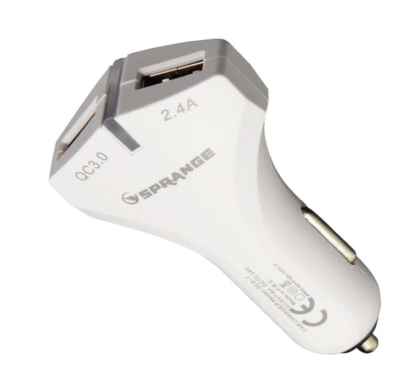 Sprange SCS1 2.4A QC 3.0 18W  Çift Usb Girişli Araç Şarjı - 3