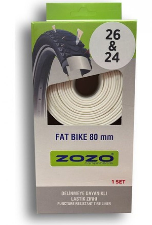 Zozo 20 Fatbike Bisiklet Delinmeye Dayanıklı Lastik Zırhı