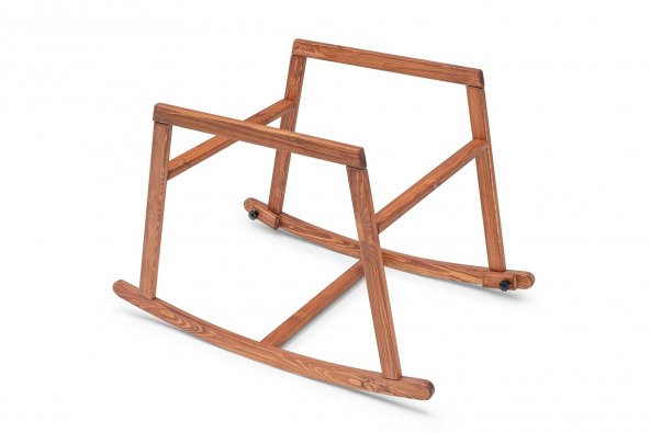 Anne Yanı Beşik Hier Bebek Ahşap Meşe Stand Siyah Sepet - 3