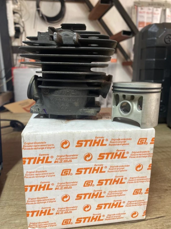 Kmtmak Stıhl Ms 361 Motorlu testere Silindir piston 47mm komple Set Kesim motoru Orjinal silindir piston - 2
