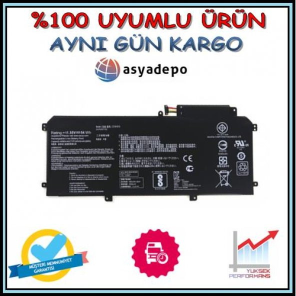 ASUS UX330, UX330C, UX330CA Batarya Pil