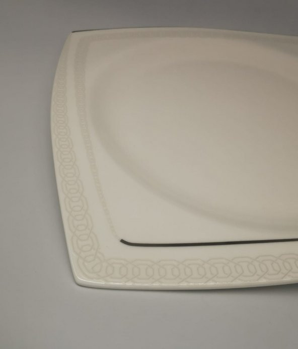 Emsan Fine Bone Zencerek 60 Parça 12 Kişilik Yemek Takımı Kare 600.15.01.2034 - 6