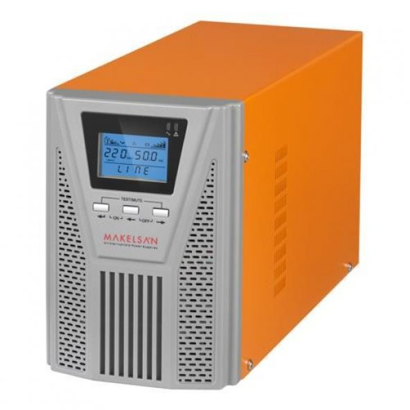 Makelsan Powerpack 1KVA (2x 7AH) 4-8 dk Online UPS Güç Kaynağı