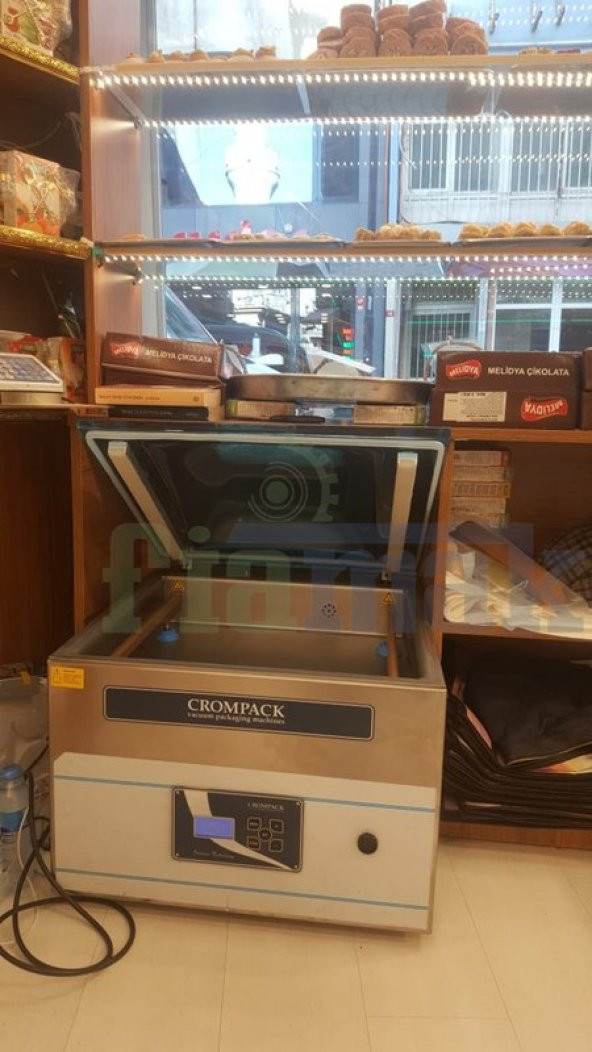 Crompack 48 Cm Çift Çene Gıda Vakum Paketleme Makinesi - Yerli Üretim - 9