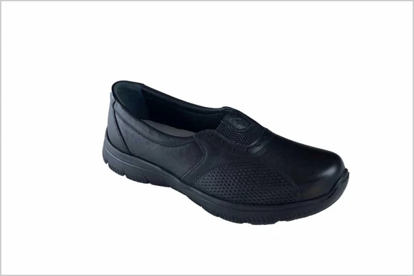 Kadın Anatomik Konfor Ayakkabı 032-0002 - SİYAH - Resim 4