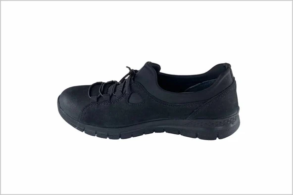 Kadın Anatomik Konfort Ayakkabı 032-0009 - SİYAH - Resim 2