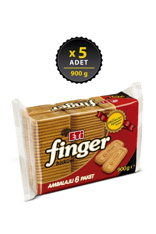 Eti Finger 900 g x 5 Adet