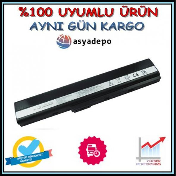 Asus K52JR Batarya Pil