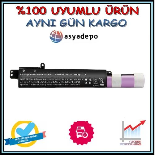 Asus X407UA-BV353T Batarya Pil ürün görseli