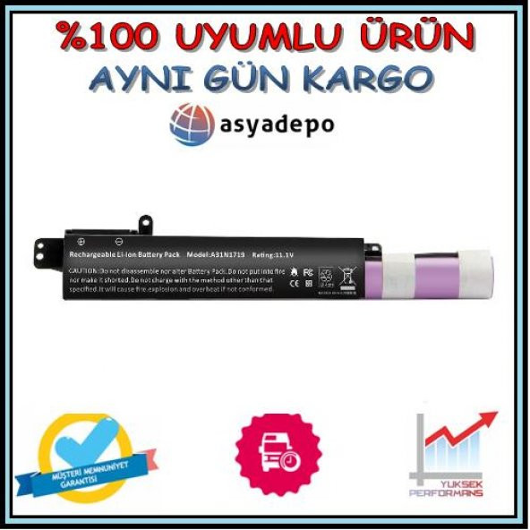Asus X507 A31N1719 Batarya Pil