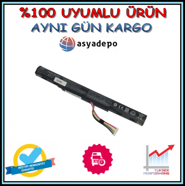Acer Aspire E5-575G Batarya Pil , Garantili