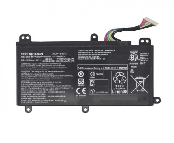 Acer Predator 15 G9-592-7253 Batarya Pil
