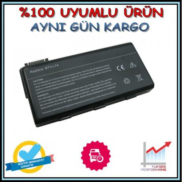 MSI A5000 Batarya Pil