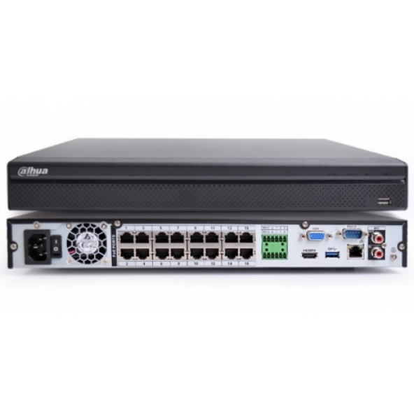 DAHUA  NVR4216-16P-4KS2/L  8Mpix, H265+, 16 Kanal Video,16 Poe, 2 HDD, 1080P Kayıt, 240Mbps Bant Genişliği, NVR - 2
