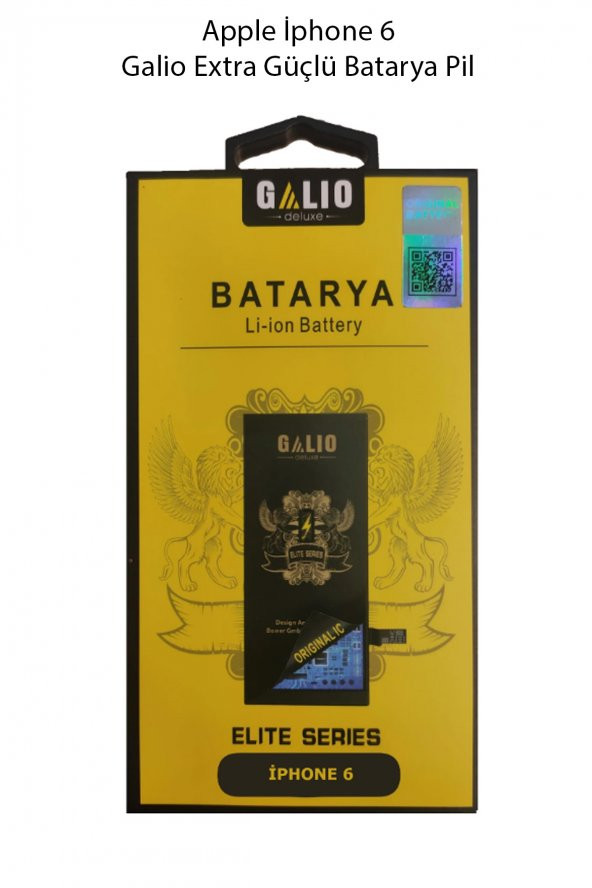 Apple İphone 6 Galio Extra Güçlü Batarya Pil 2400 Mah - 1