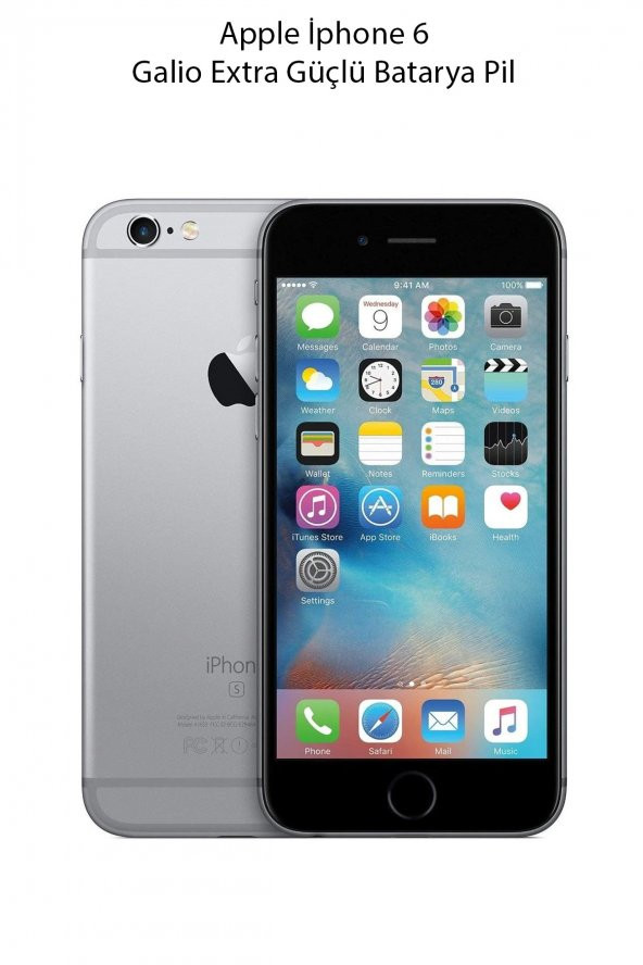 Apple İphone 6 Galio Extra Güçlü Batarya Pil 2400 Mah - 2
