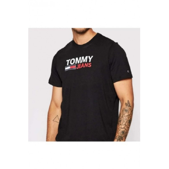 Tommy Hilfiger Crew Neck T-shirt Siyah