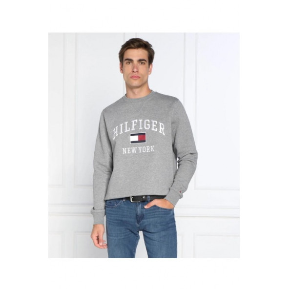 Tommy Hilfiger Erkek Modern Varsıty Sweatshırt 0 Yaka