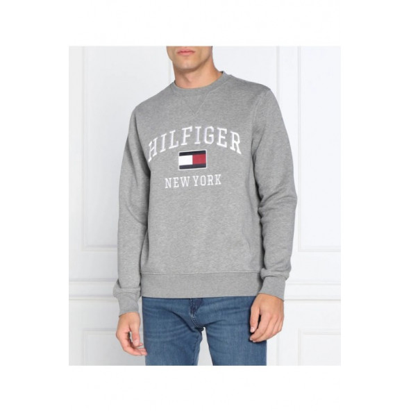 Tommy Hilfiger Erkek Modern Varsıty Sweatshırt 0 Yaka - 2