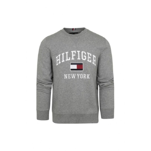 Tommy Hilfiger Erkek Modern Varsıty Sweatshırt 0 Yaka - 4