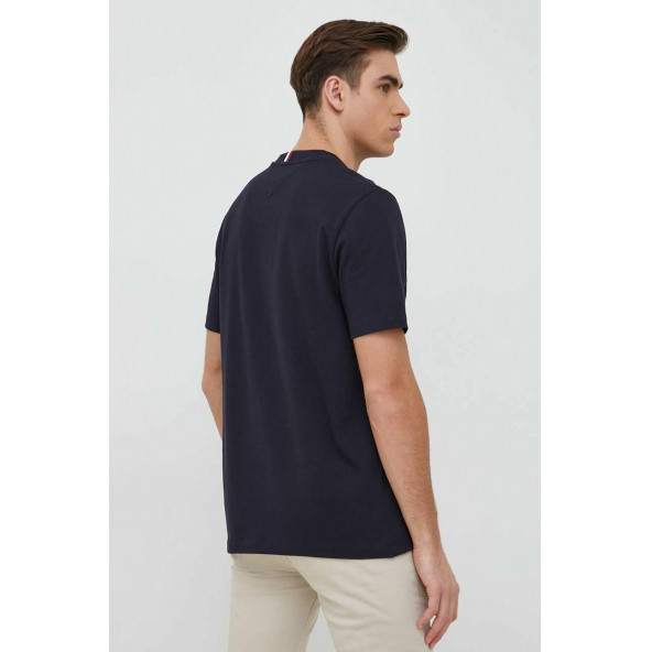 Tommy Hilfiger Crew Neck T-shirt Logo Printed SİYAH - 3