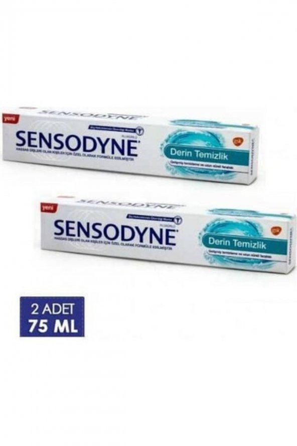 SENSODYNE DM DERİN TEMİZLİK 75 ML X 2 ADET