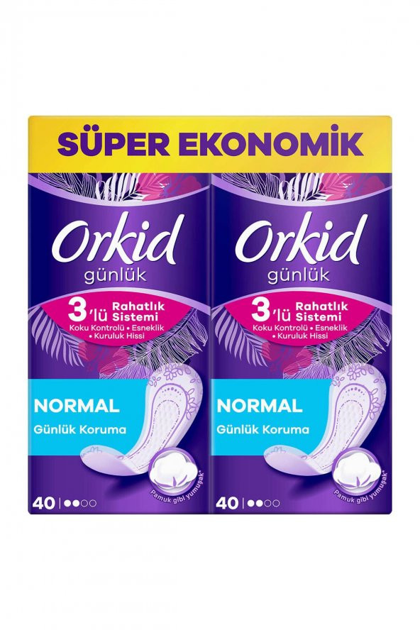 Günlük Ped Normal Dev Ekonomi Paketi 80 Adet - 2